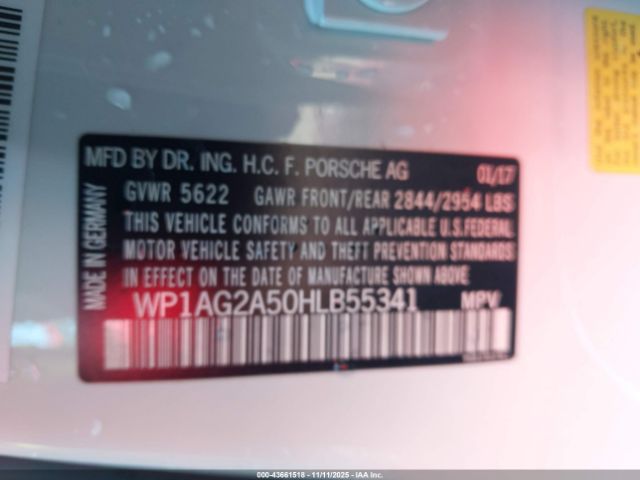 2017 PORSCHE MACAN WP1AG2A50HLB55341 Photo 8