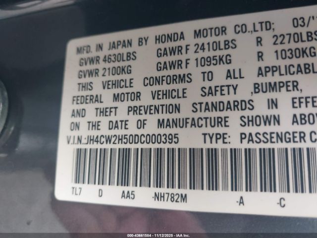 2013 ACURA TSX JH4CW2H50DC000395 Photo 8