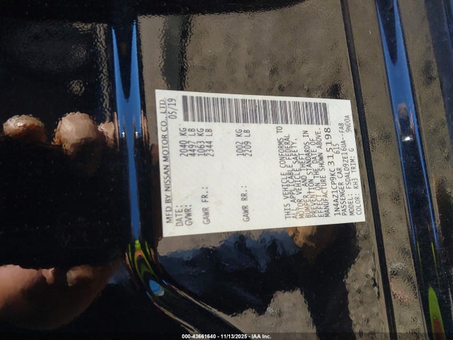 2019 NISSAN LEAF 1N4AZ1CP9KC315198 Photo 8