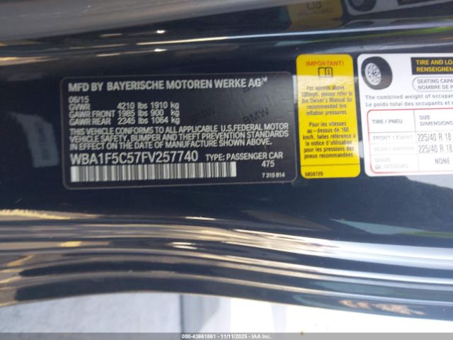 2015 BMW 228I WBA1F5C57FV257740 Photo 8