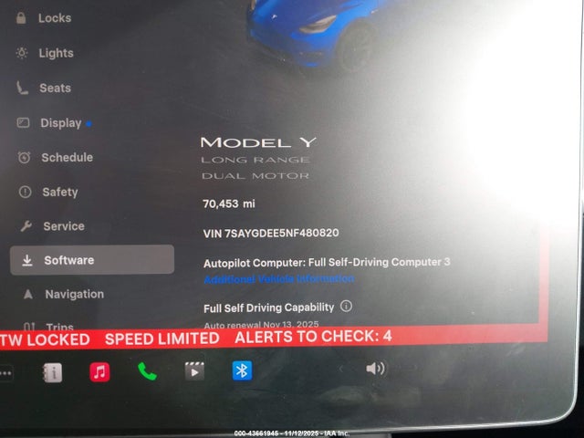 2022 TESLA MODEL Y 7SAYGDEE5NF480820 Photo 6