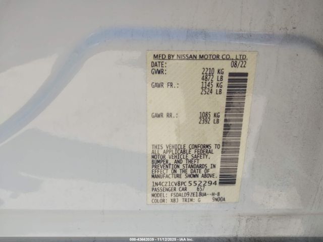 2023 NISSAN LEAF 1N4CZ1CV8PC552294 Photo 8