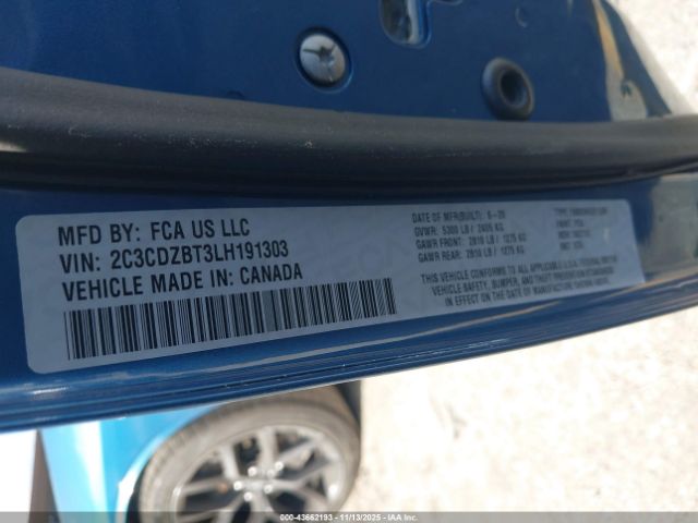 2020 DODGE CHALLENGER 2C3CDZBT3LH191303 Photo 8