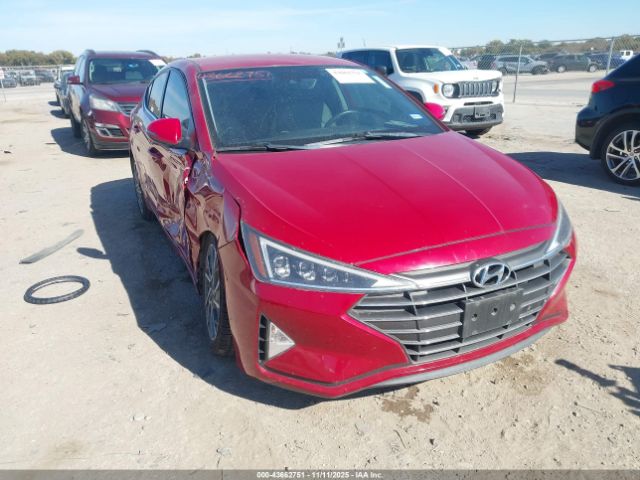 2019 HYUNDAI ELANTRA KMHD84LF6KU888861