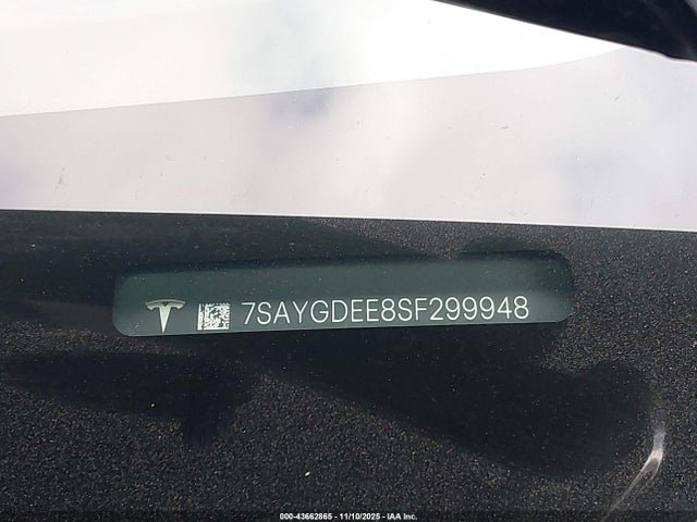 2025 TESLA MODEL Y 7SAYGDEE8SF299948 Photo 8