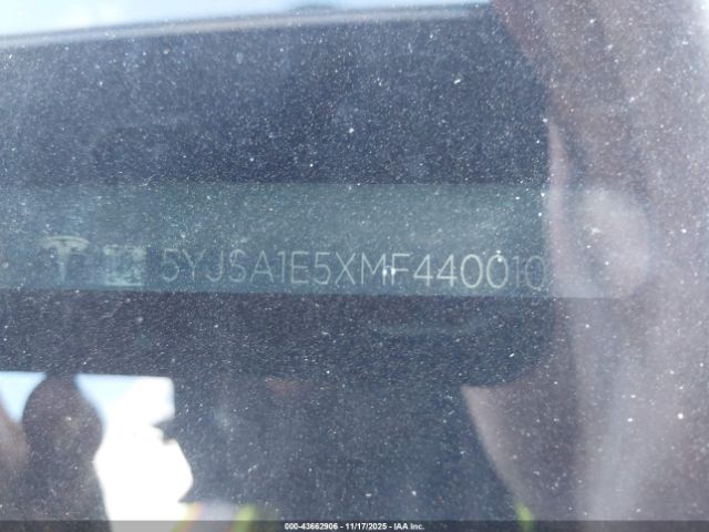 2021 TESLA MODEL S 5YJSA1E5XMF440010 Photo 8