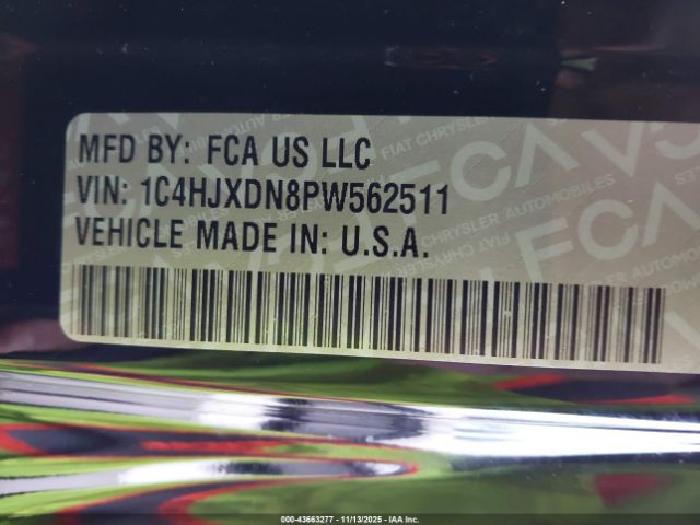 2023 JEEP WRANGLER 1C4HJXDN8PW562511 Photo 8