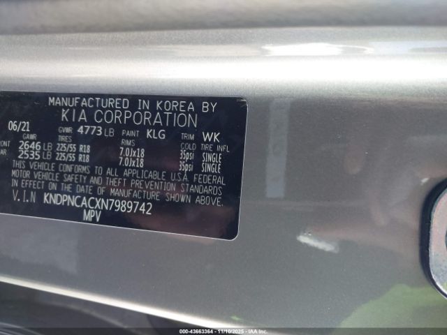 2022 KIA SPORTAGE KNDPNCACXN7989742 Photo 8