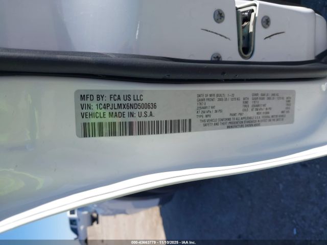 2022 JEEP CHEROKEE 1C4PJLMX6ND500636 Photo 8