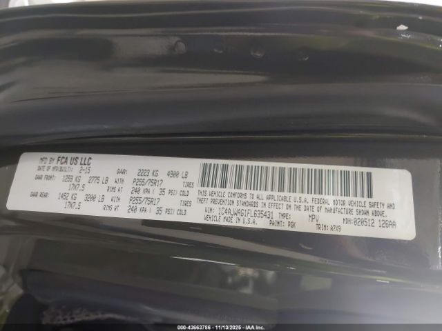 2015 JEEP WRANGLER 1C4AJWAG1FL635431 Photo 8