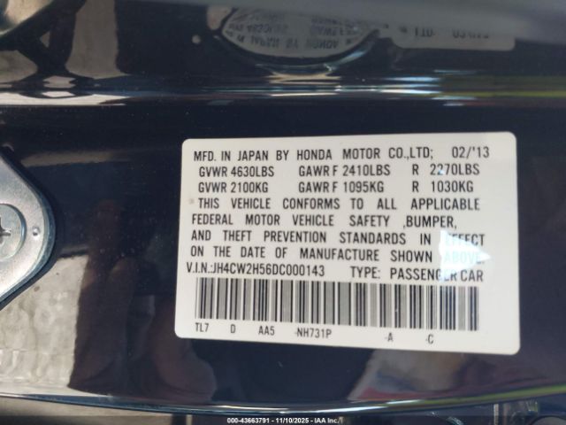 2013 ACURA TSX JH4CW2H56DC000143 Photo 8