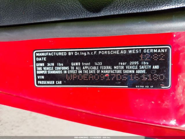 1983 PORSCHE 911 WP0EA0917DS161180 Photo 8