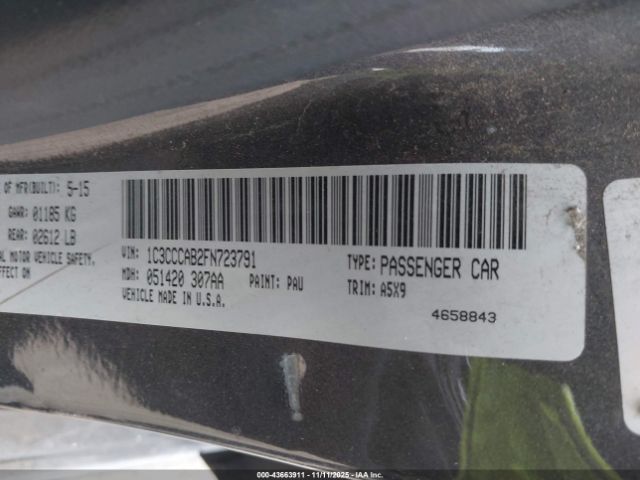 2015 CHRYSLER 200 1C3CCCAB2FN723791 Photo 8