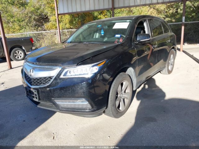 2014 ACURA MDX 5FRYD3H27EB008859 Photo 1
