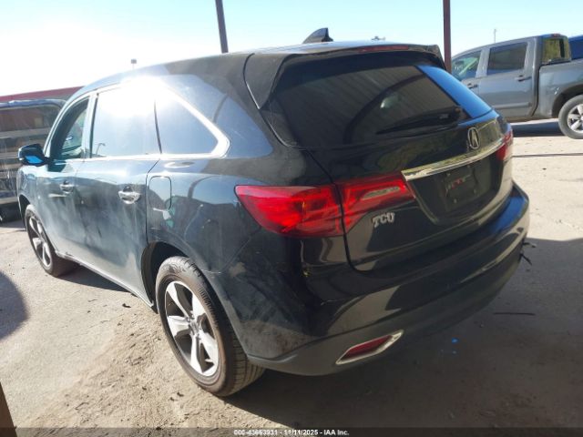 2014 ACURA MDX 5FRYD3H27EB008859 Photo 2