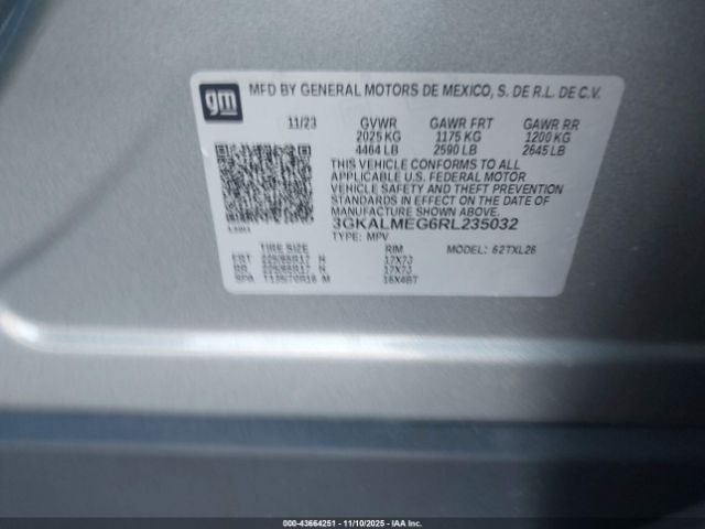 2024 GMC TERRAIN 3GKALMEG6RL235032 Photo 8