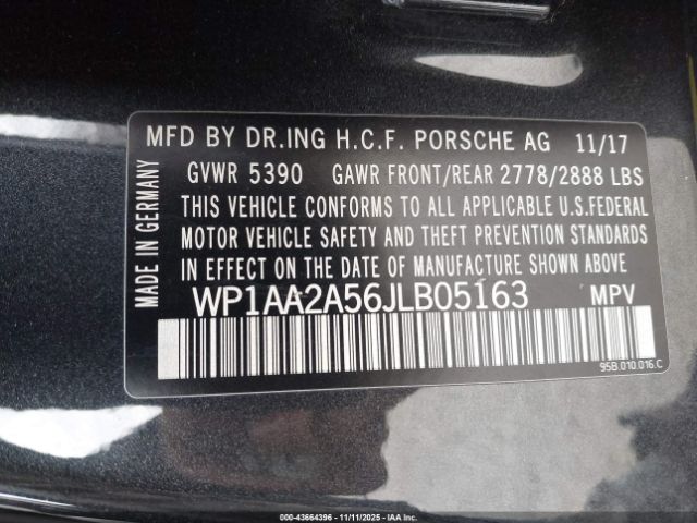 2018 PORSCHE MACAN WP1AA2A56JLB05163 Photo 8