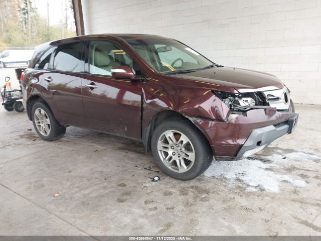 2009 ACURA MDX 2HNYD282X9H507726