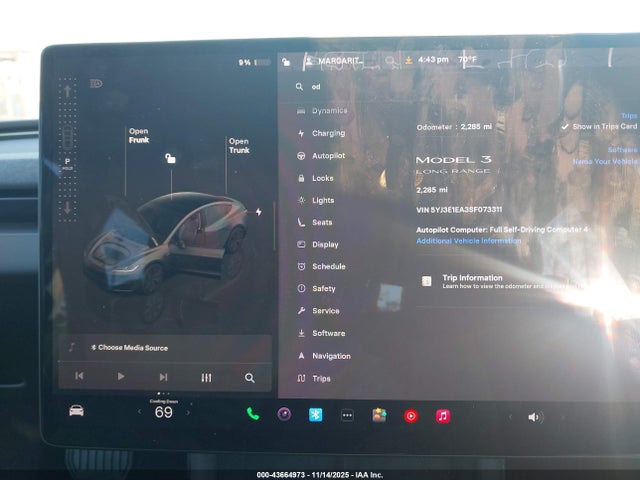 2025 TESLA MODEL 3 5YJ3E1EA3SF073311 Photo 6