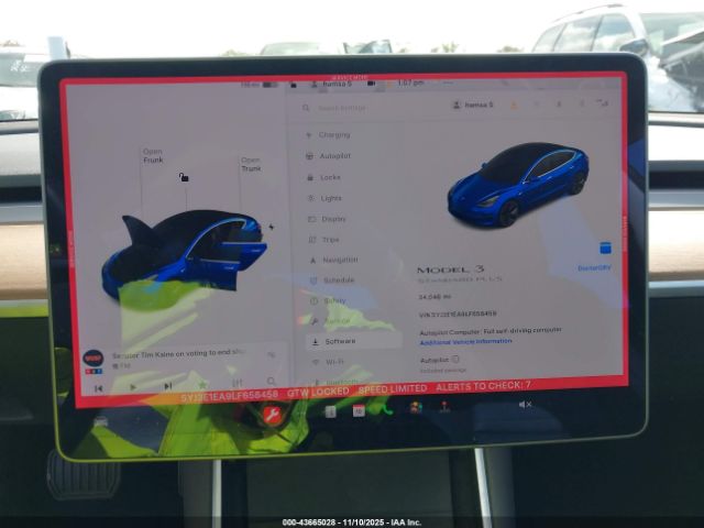 2020 TESLA MODEL 3 5YJ3E1EA9LF658458 Photo 6