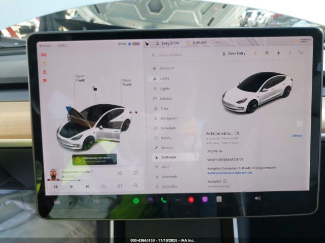 2019 TESLA MODEL 3 5YJ3E1EB4KF211771 Photo 6