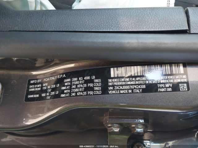 2019 JEEP RENEGADE ZACNJBBB7KPK24308 Photo 8