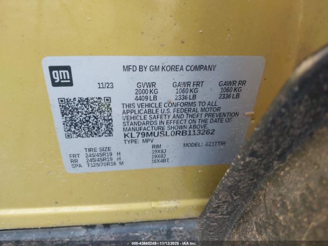 2024 CHEVROLET TRAILBLAZER KL79MUSL0RB113262 Photo 8