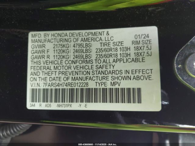 2024 HONDA CR-V 7FARS4H74RE012228 Photo 8