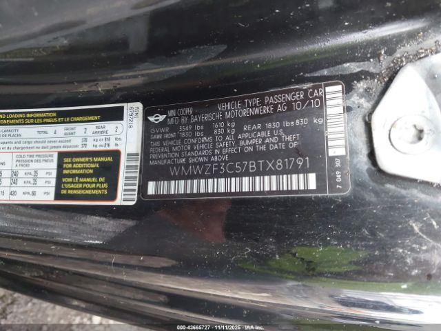 2011 MINI COOPER CLUBMAN WMWZF3C57BTX81791 Photo 8