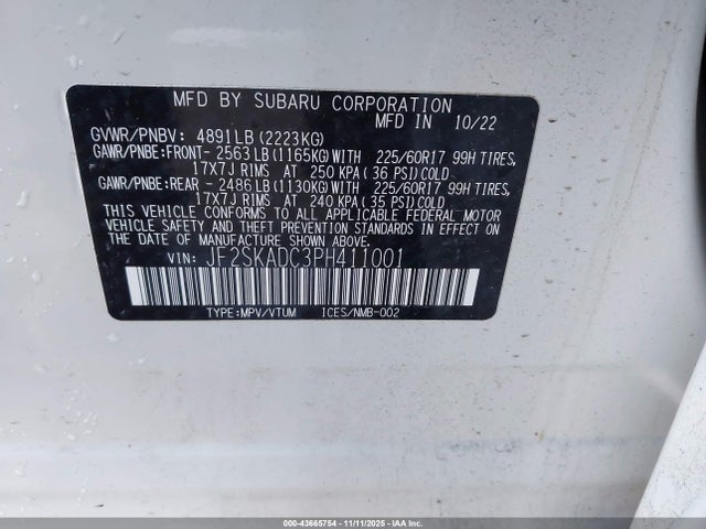 Subaru Forester Premium 2023 JF2SKADC3PH411001 Image 9