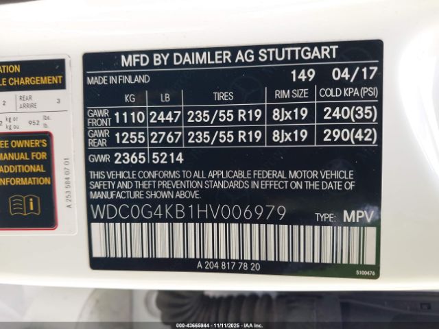 2017 MERCEDES-BENZ GLC 300 WDC0G4KB1HV006979 Photo 8