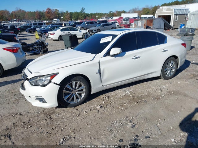 43666195 :رقم المزاد ، JN1BV7AP1EM686082 vin ، 2014 Infiniti Q50 Premium/sport مزاد بيع