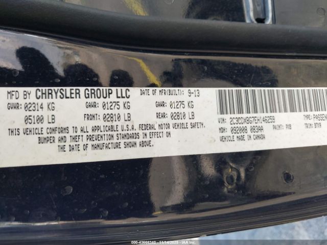 2014 DODGE CHARGER 2C3CDXBG7EH146259 Photo 8