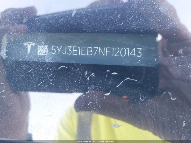 2022 TESLA MODEL 3 5YJ3E1EB7NF120143 Photo 8