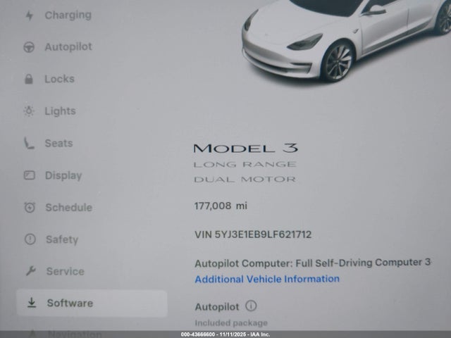 2020 TESLA MODEL 3 5YJ3E1EB9LF621712 Photo 6