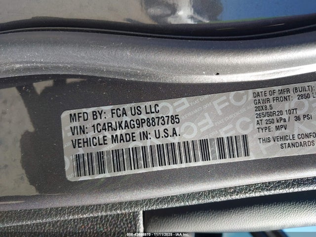 2023 JEEP GRAND CHEROKEE L 1C4RJKAG9P8873785 Photo 8