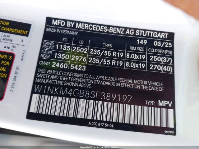 2025 MERCEDES-BENZ GLC 300 W1NKM4GB8SF389197 Photo 8