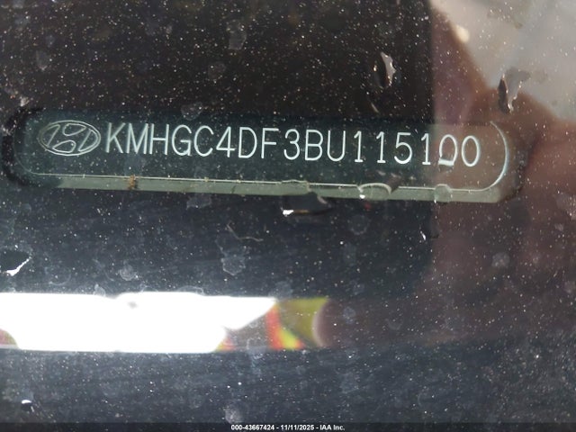 2011 HYUNDAI GENESIS KMHGC4DF3BU115100 Photo 8