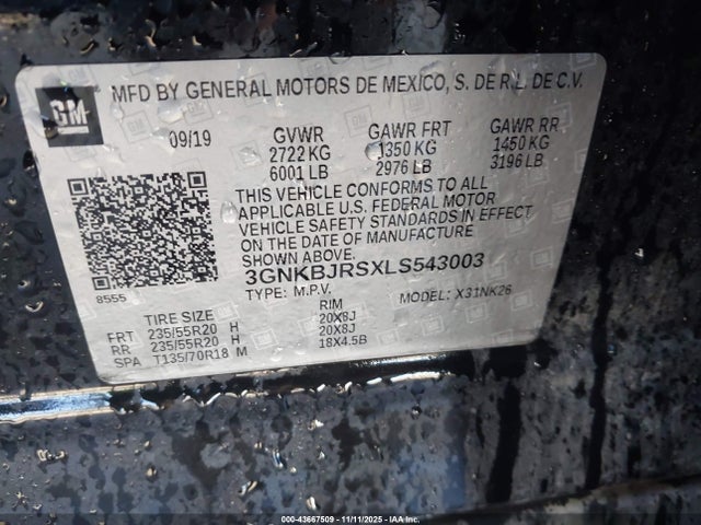 Chevrolet Blazer Awd 3lt 2020 3GNKBJRSXLS543003 Image 9