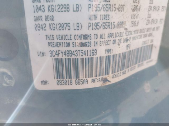 2003 CHRYSLER PT CRUISER 3C4FY48B43T541169 Photo 8