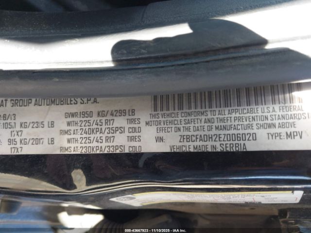 2014 FIAT 500L ZFBCFADH2EZ006020 Photo 8