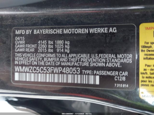 2015 MINI COUNTRYMAN WMWZC5C53FWP48053 Photo 8