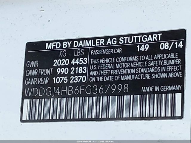 2015 MERCEDES-BENZ C 250 WDDGJ4HB6FG367998 Photo 8