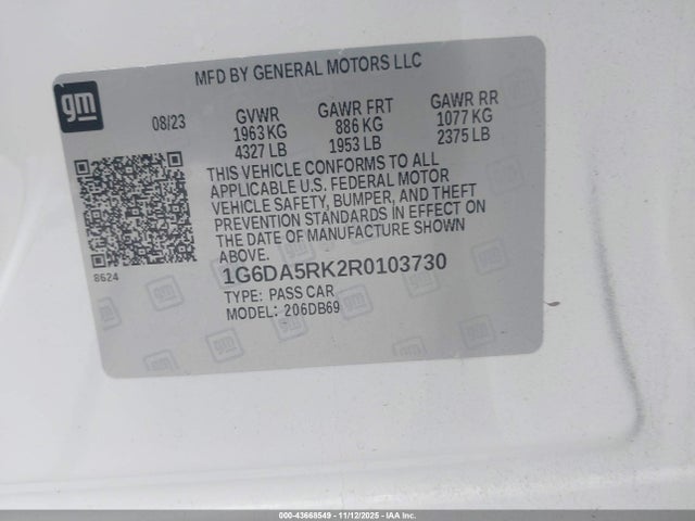 2024 CADILLAC CT4 1G6DA5RK2R0103730 Photo 8