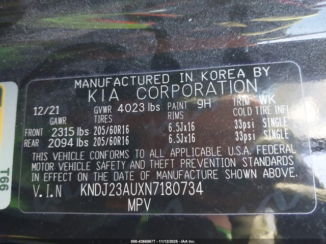 2022 KIA SOUL KNDJ23AUXN7180734 Photo 8