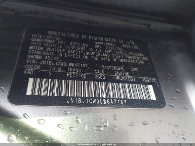 2020 NISSAN ROGUE SPORT JN1BJ1CW3LW647167 Photo 8