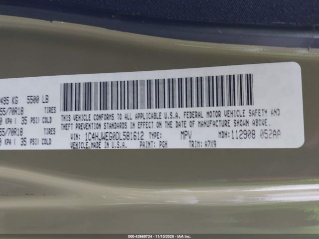 2013 JEEP WRANGLER UNLIMITED 1C4HJWEG0DL581612 Photo 8