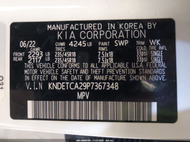 2023 KIA SELTOS KNDETCA29P7367348 Photo 8