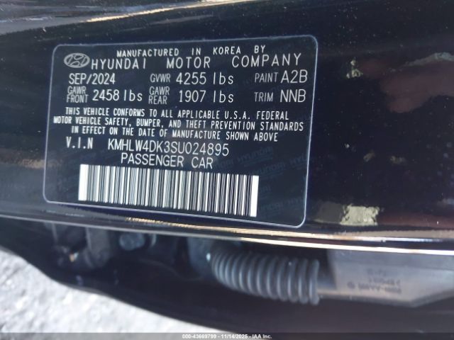 2025 HYUNDAI ELANTRA N KMHLW4DK3SU024895 Photo 8