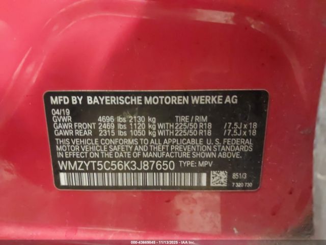 2019 MINI COUNTRYMAN WMZYT5C56K3J87650 Photo 8